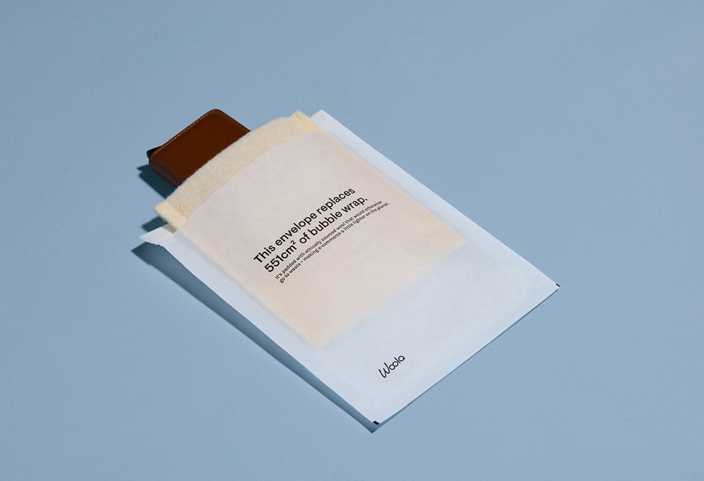CAS wool glassine envelope